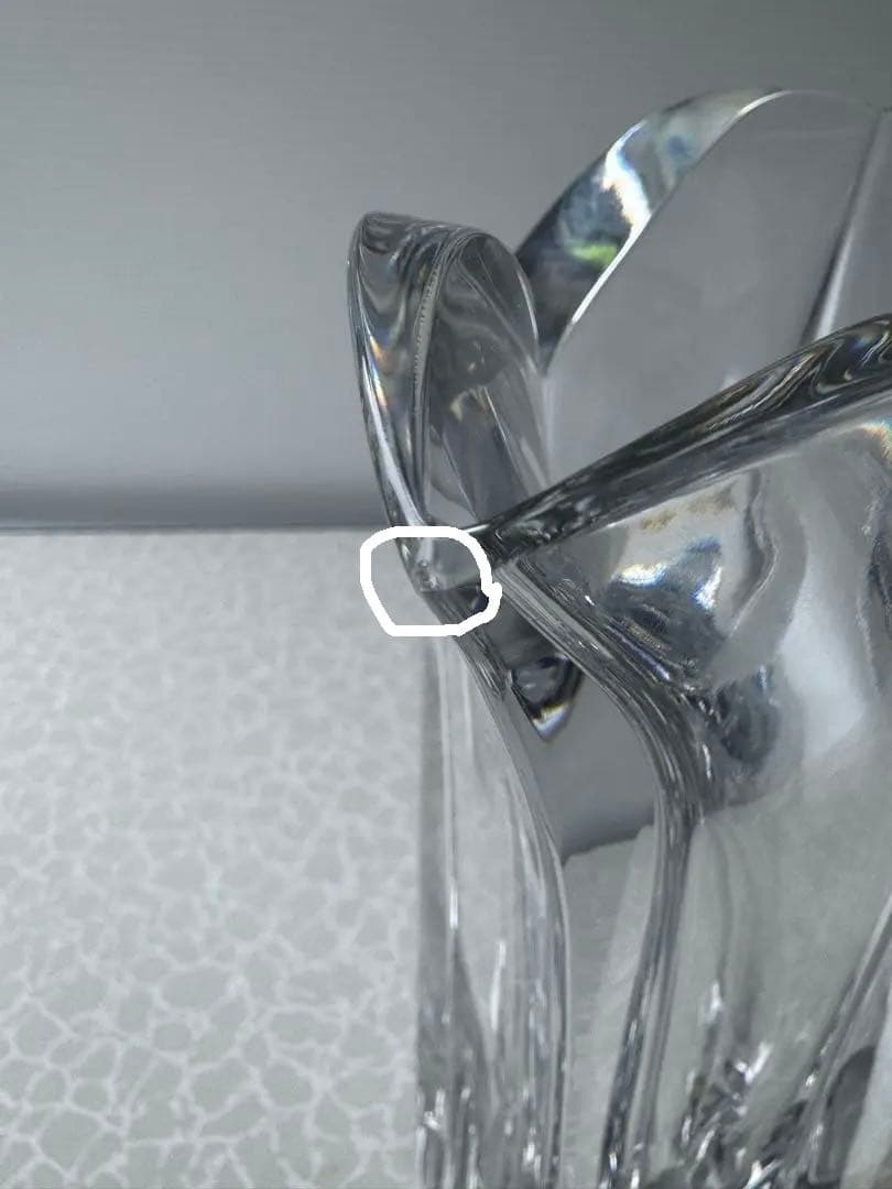 バカラ　BACCARAT 花瓶　ハート　心　フラワーベース