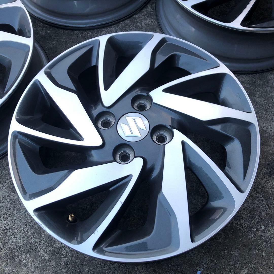 スズキ　純正15インチアルミホイール　4本　中古品