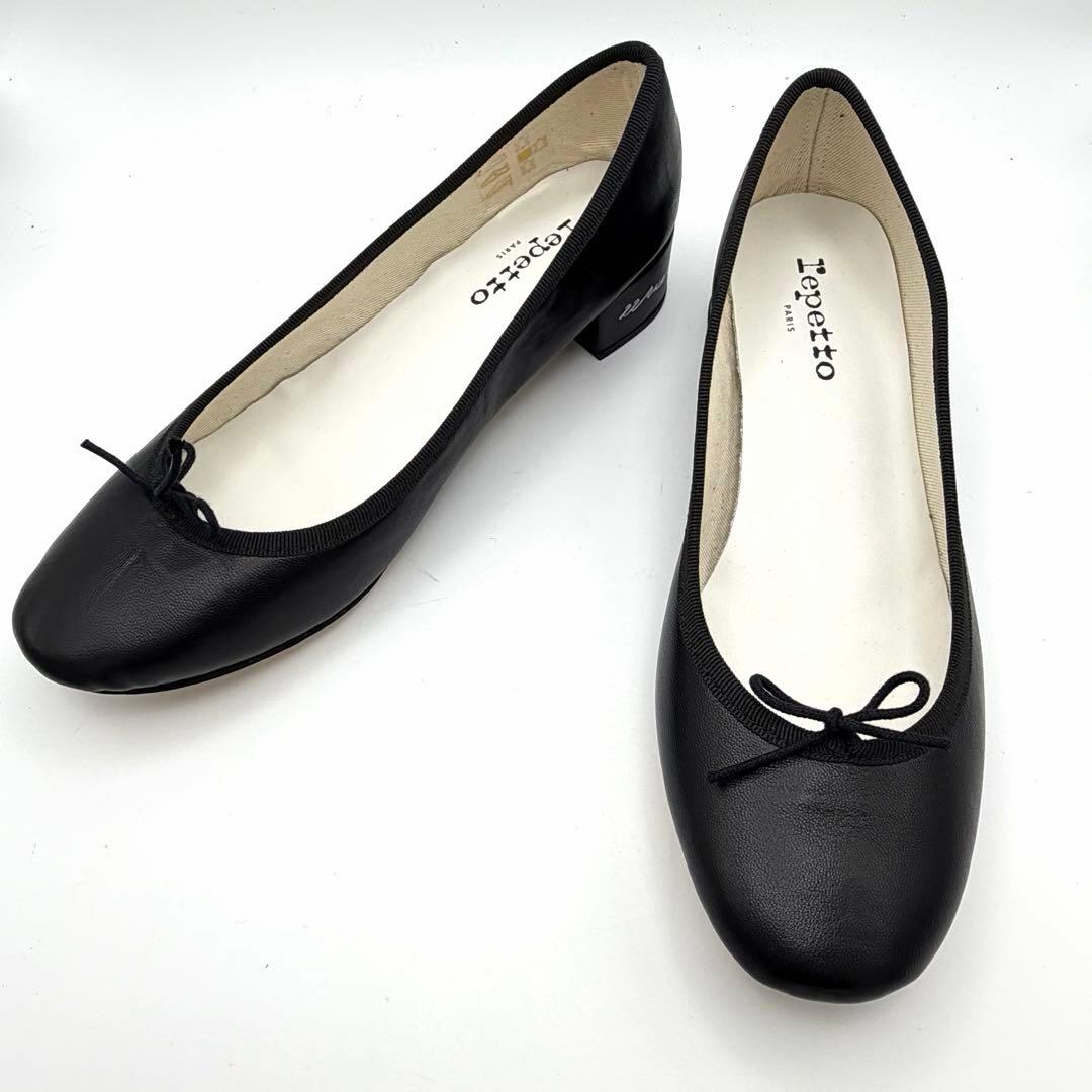 未使用級✨repetto バレエシューズ カミーユ ブラック レザー 26㎝