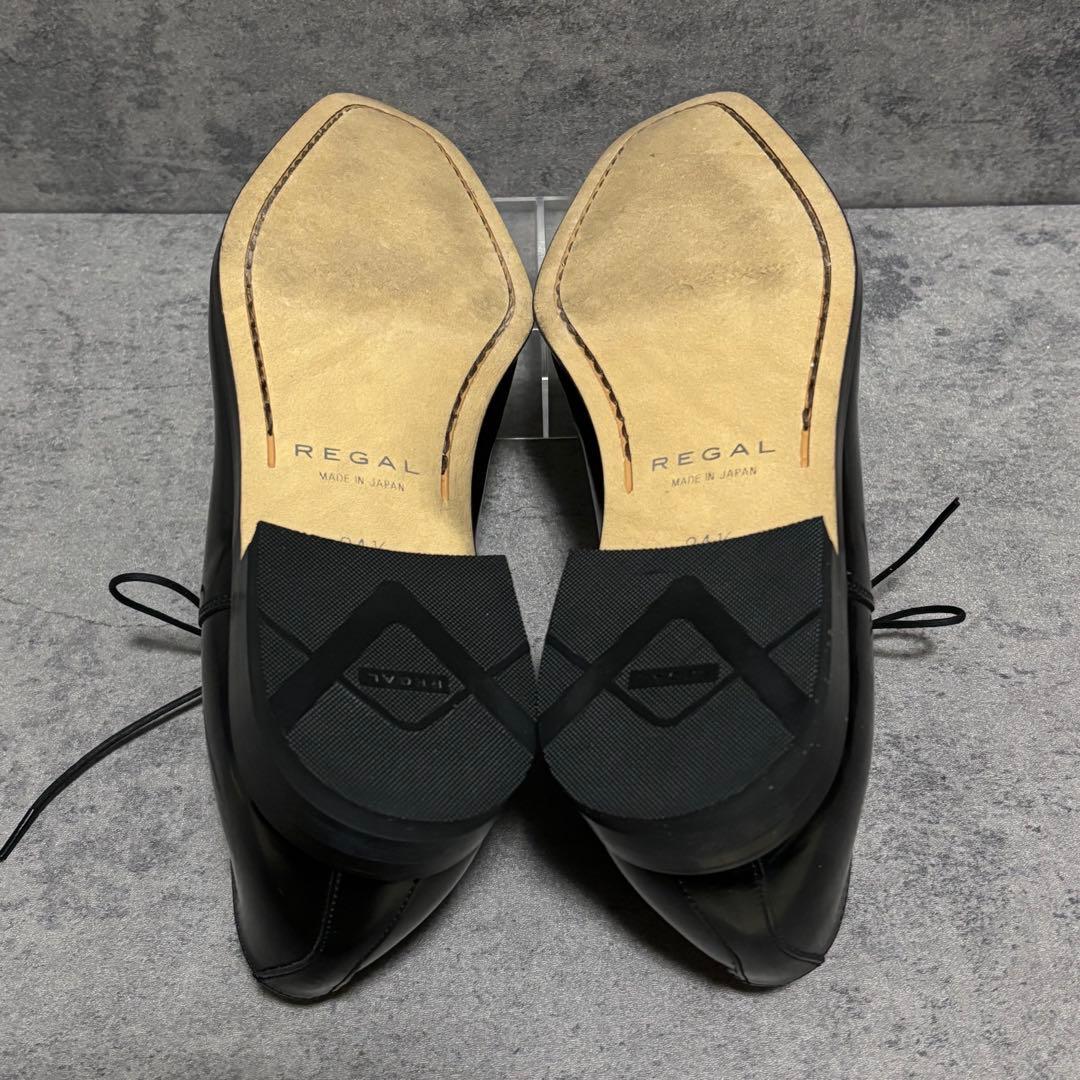 未使用級　リーガル　ビジネスシューズ　052S　ストレートチップ　黒　2274