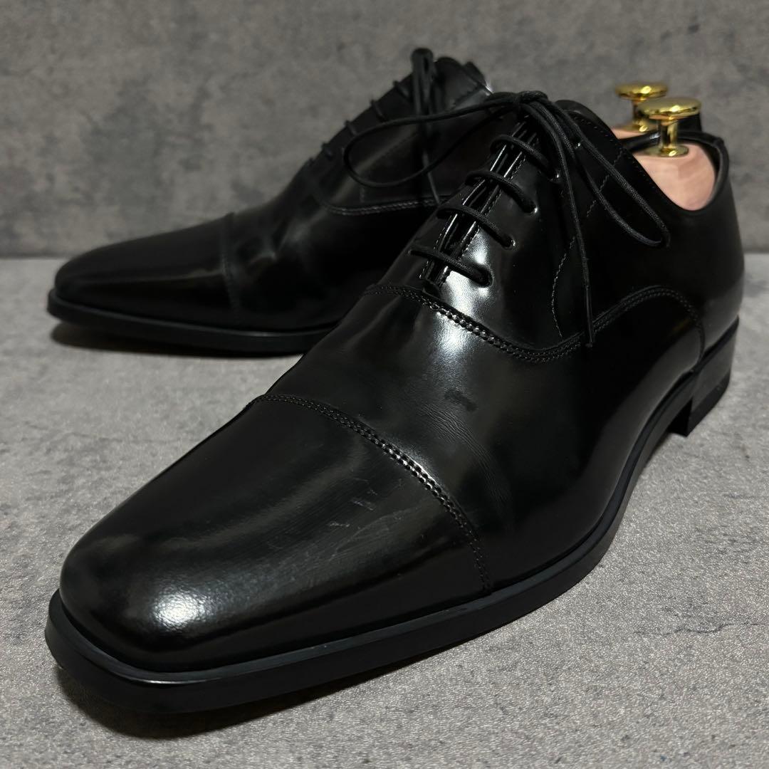 未使用級　リーガル　ビジネスシューズ　052S　ストレートチップ　黒　2274