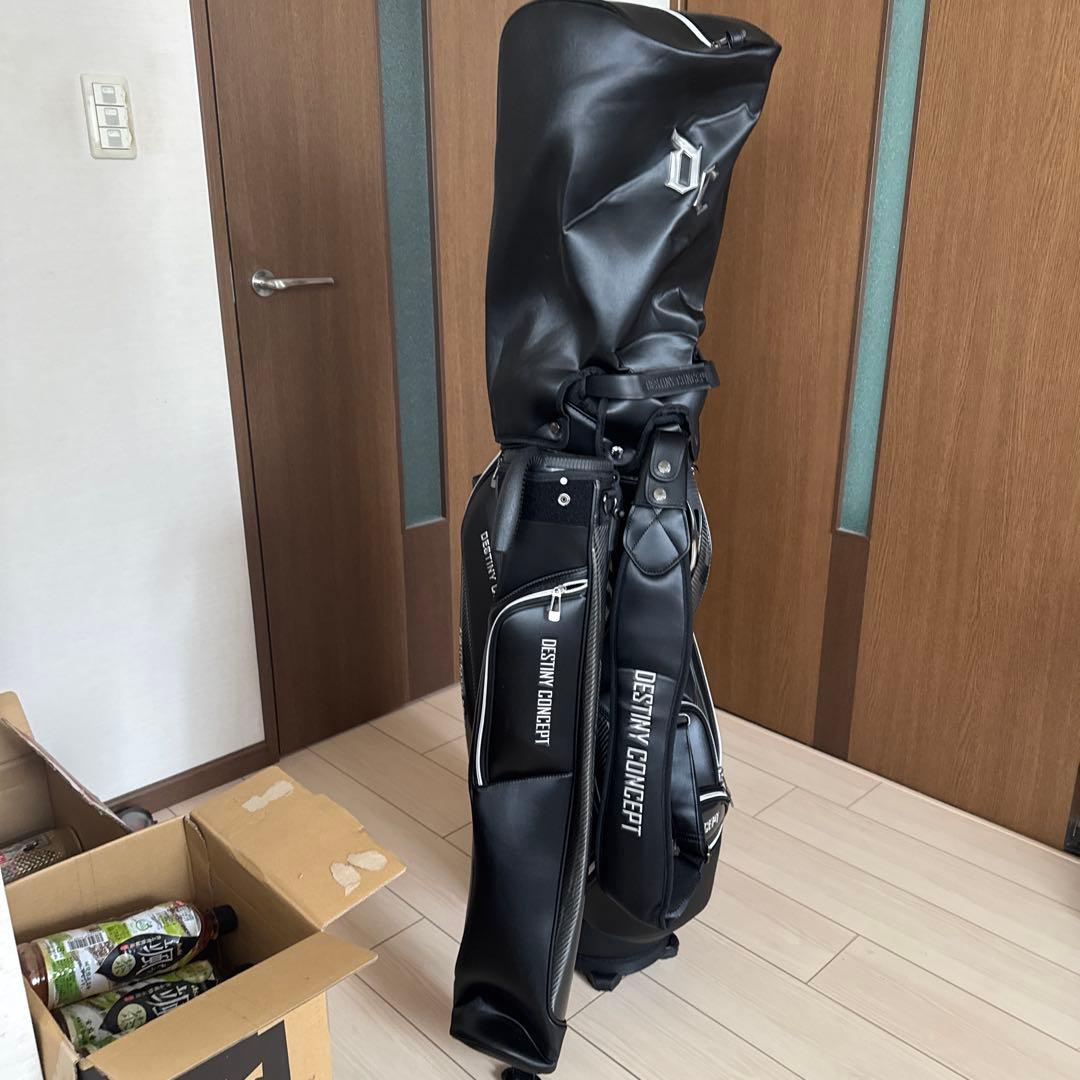 DESIGN CONCEPT ブラックキャディバッグ