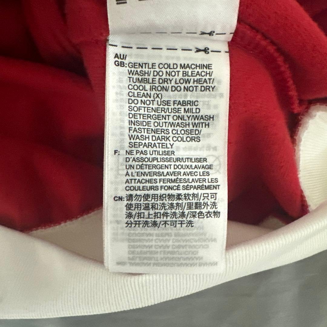 adidas ジャージ A/XL レッド/ホワイト