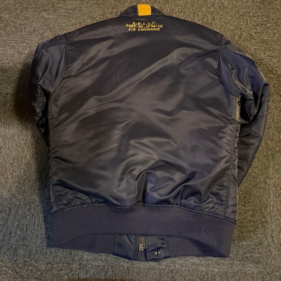 AVIREX ネイビー MA-1 フライトジャケット