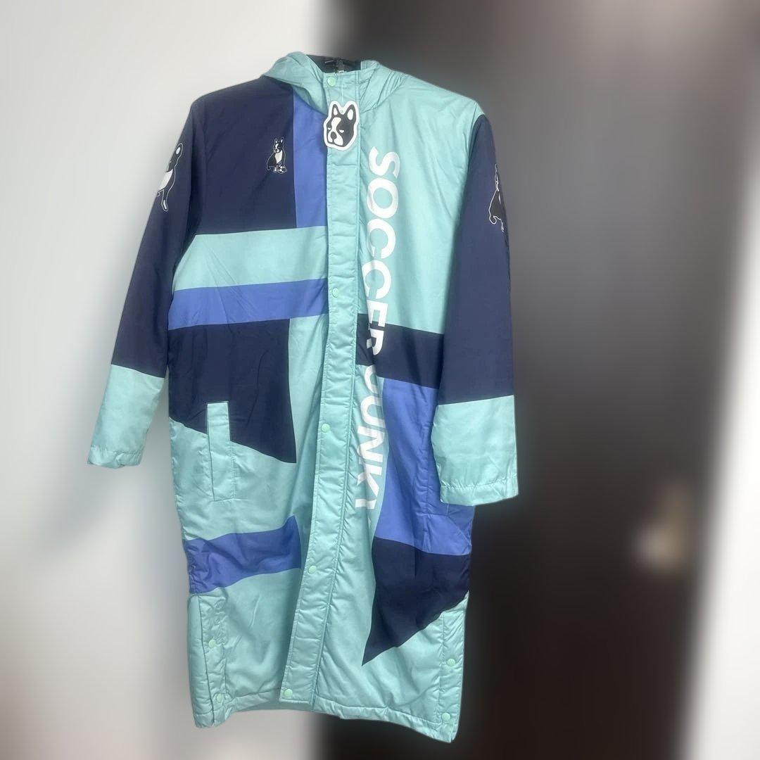 SOCCER JUNKY ベンチコート フード付き