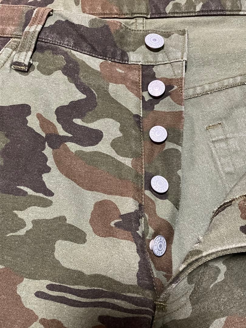 EVISU エヴィス　迷彩パンツ カーゴパンツ　白カモメ　サイズ34