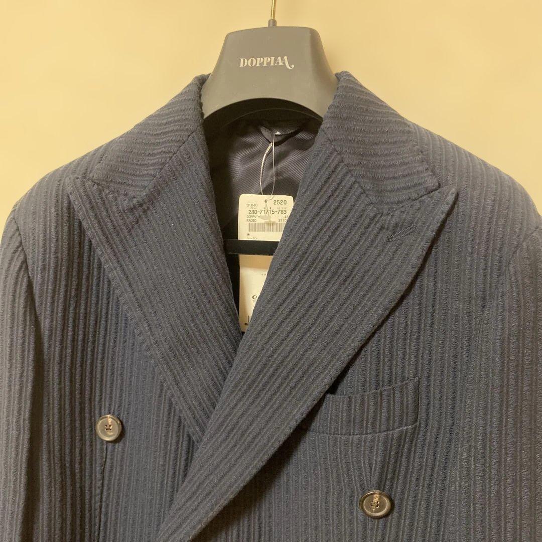 新品未使用✨ DOPPIAA ネイビー コーデュロイ　ジャケット