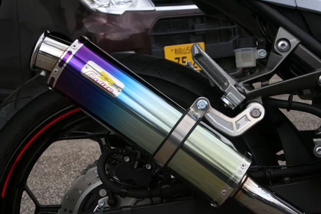 専用Realize ニンジャ250 Aria チタン (TypeC) マフラー