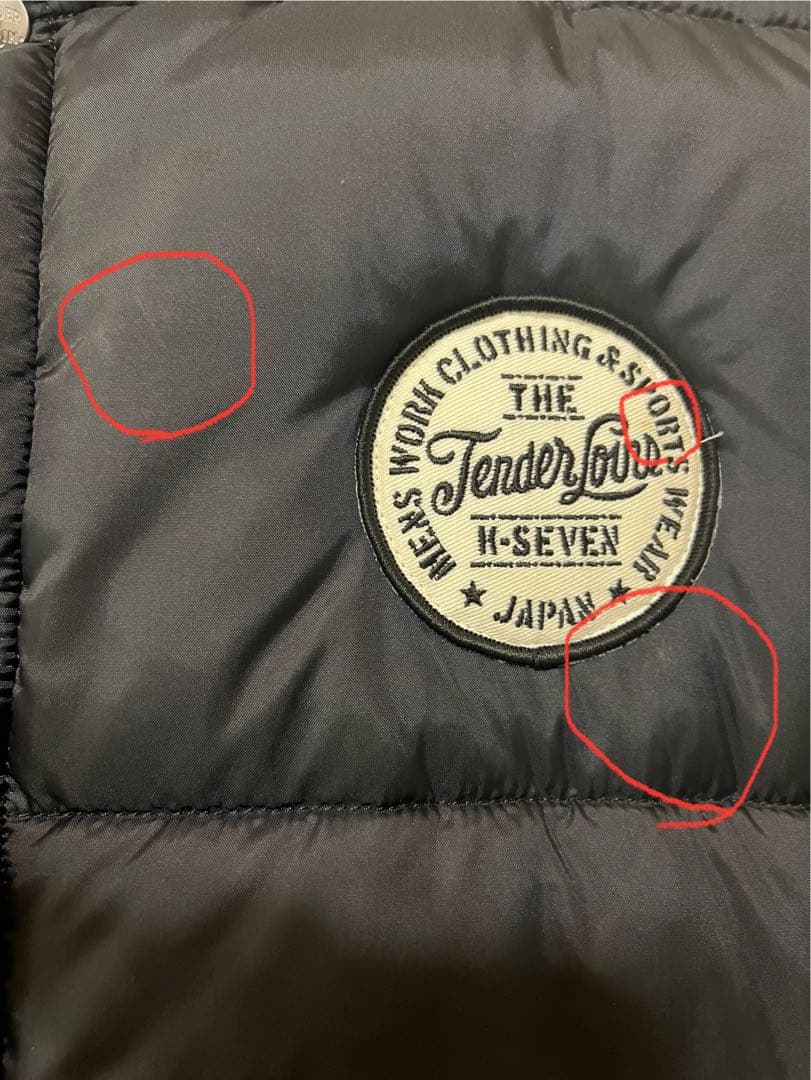 テンダーロイン ダウンベスト