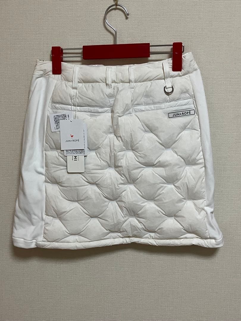 【タグ付き未使用品】 ホワイトダウンスカート