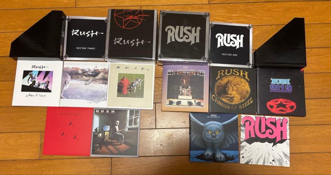 ラッシュRUSH　SECTOR 1+3 10CD+2DVD BOX SET 廃盤