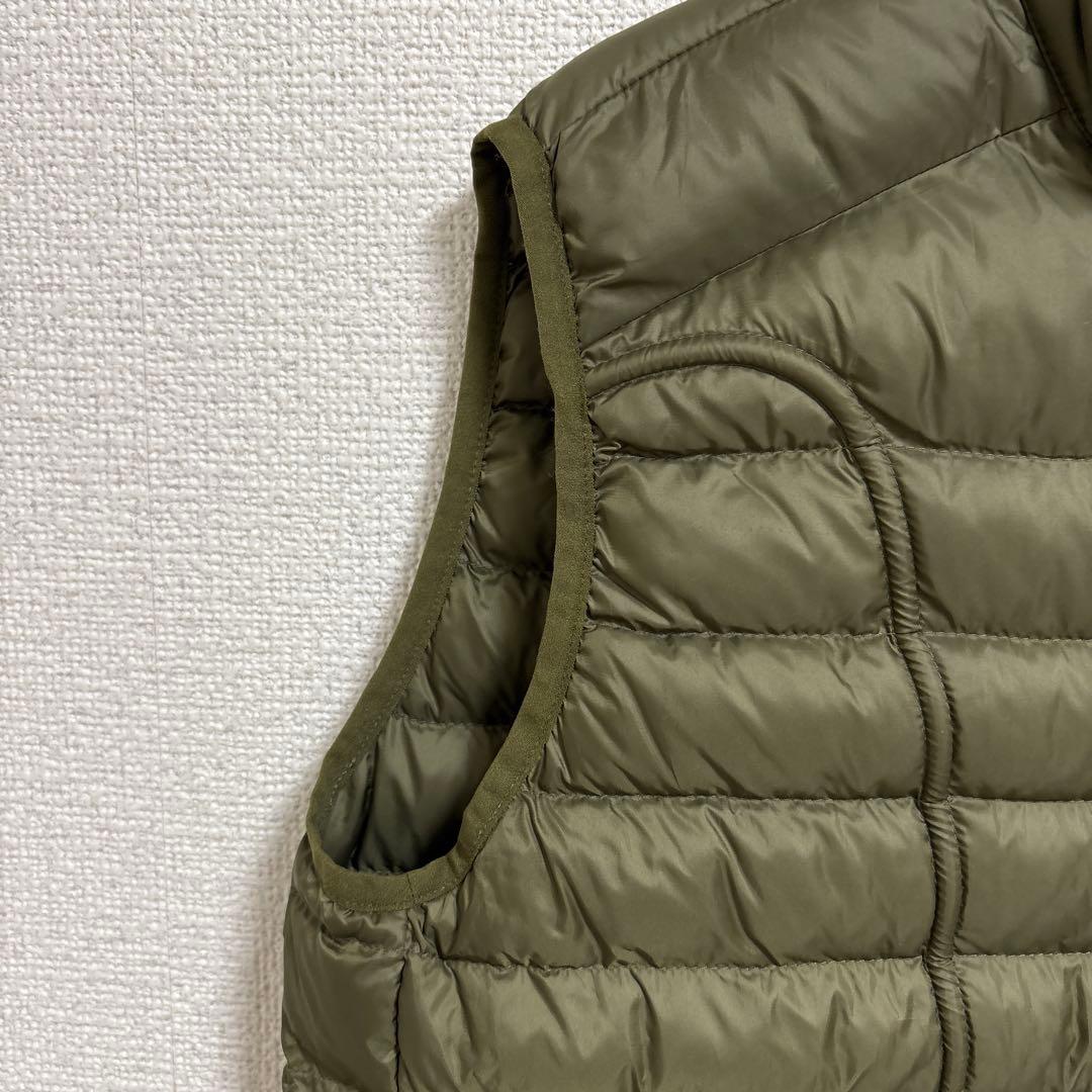 DIESEL キルティングダウンベスト オリーブ　48サイズM相当