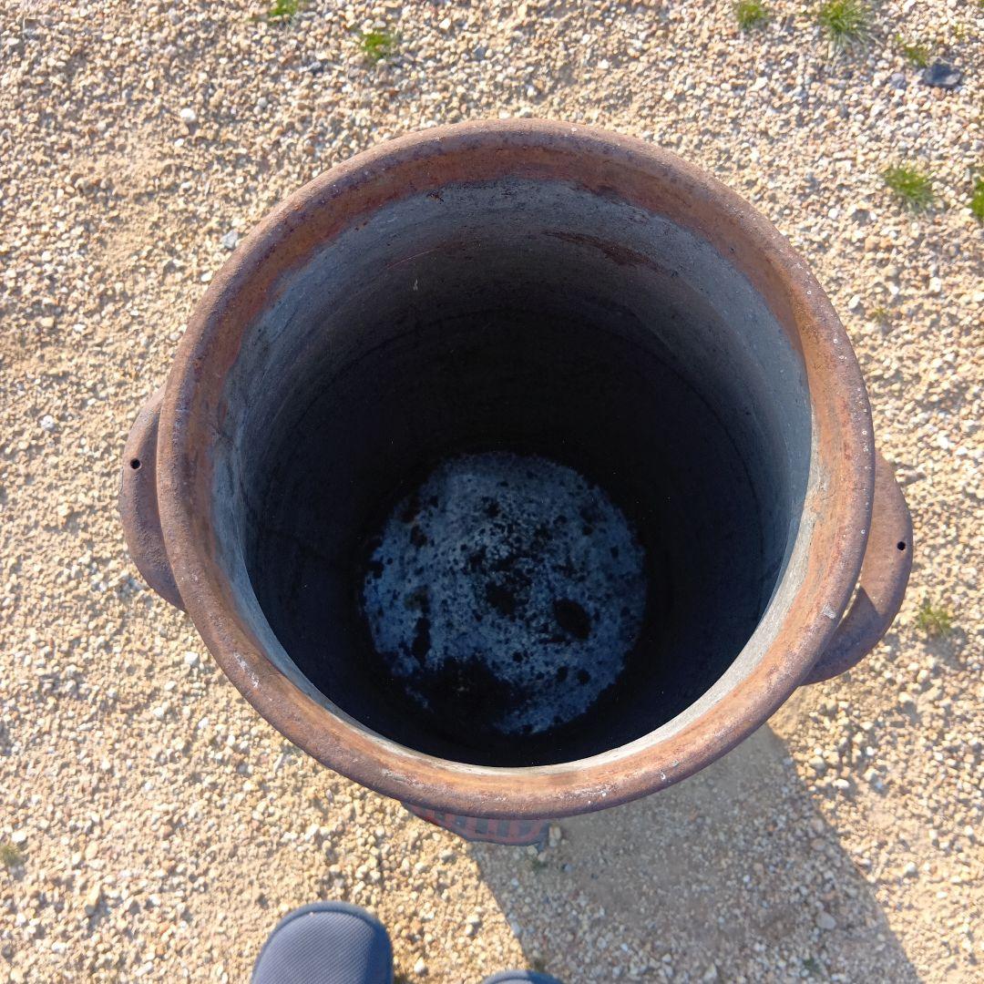 アンティークミルク缶　牛乳缶　ガーデニング雑貨　レトロミルク缶　牛乳缶