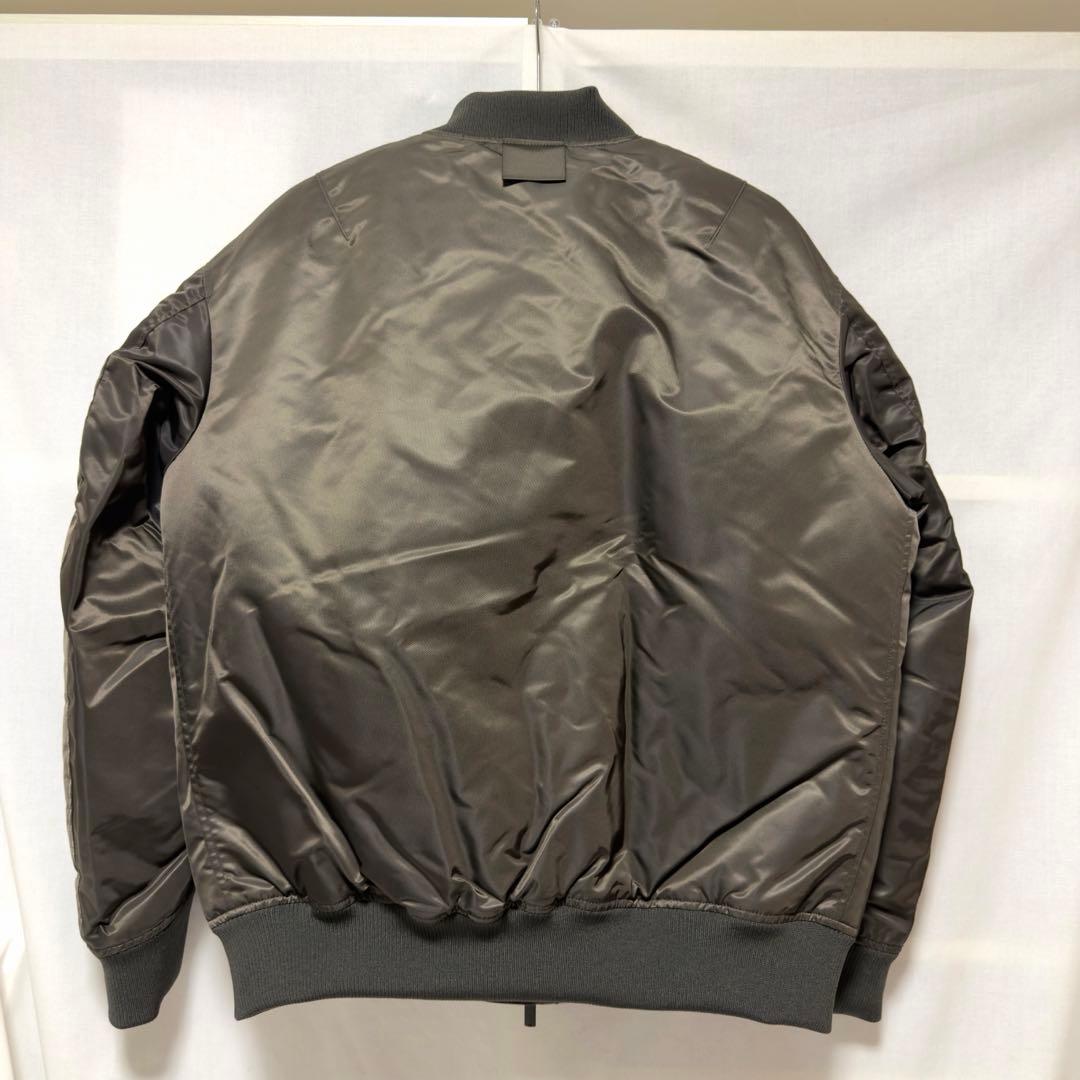 ハイブリッドダウンオーバーサイズMA-1 L グレー UNIQLO+j新品未使用