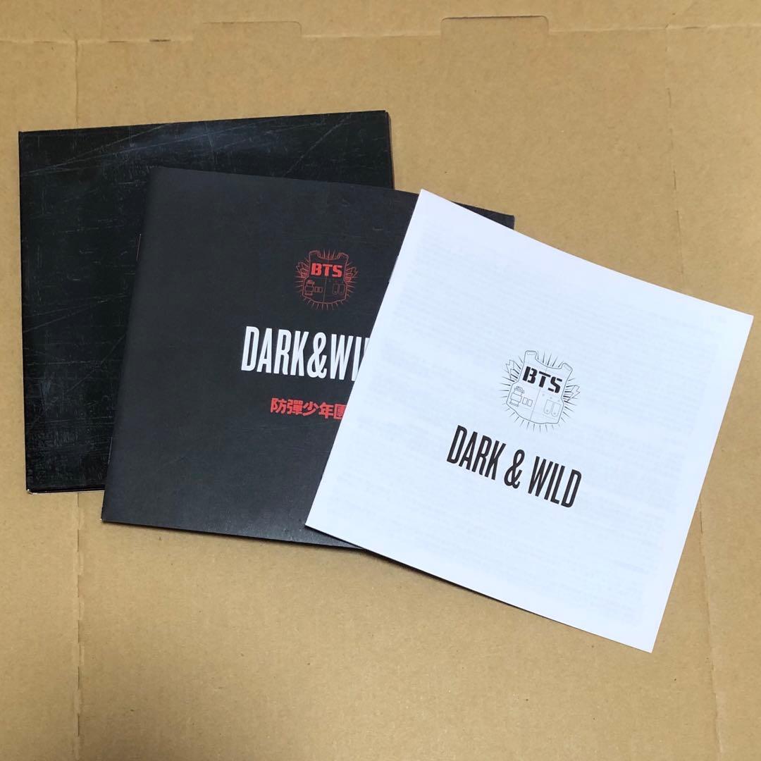 BTS DARK&WILD 台湾盤　CD DVD