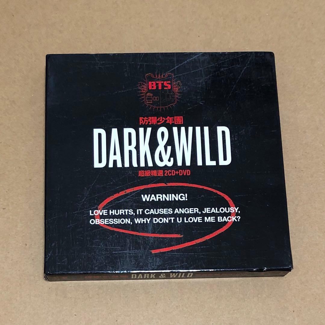 BTS DARK&WILD 台湾盤　CD DVD