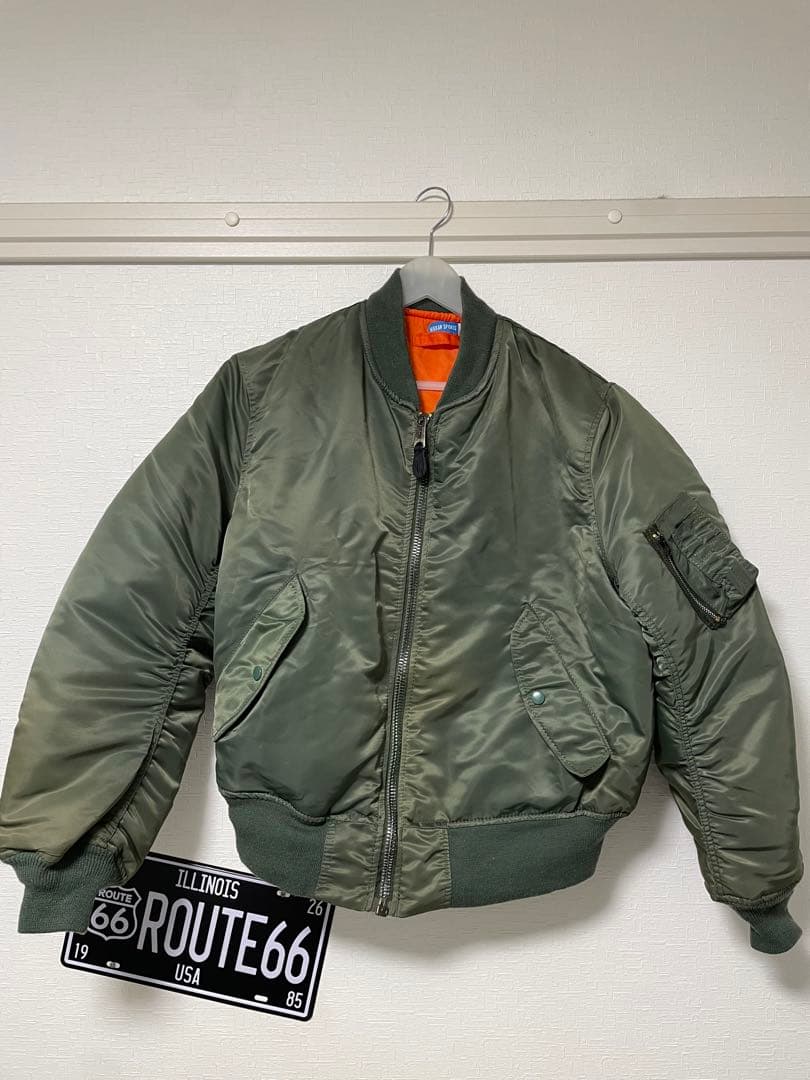 ALPHA INDUSTRIES MA-1 80s USA製フライトジャケットM