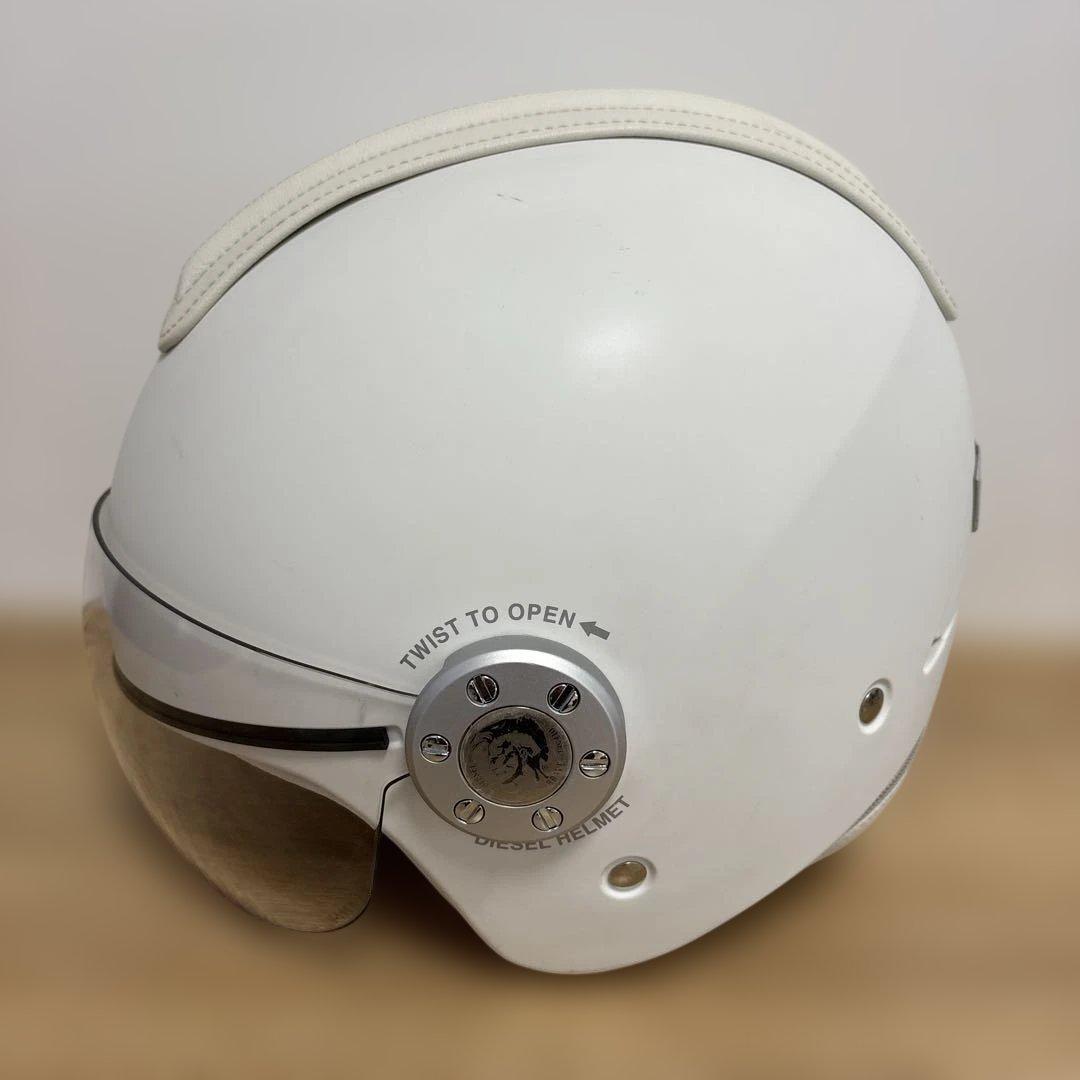 DIESEL ホワイト ジェットヘルメット