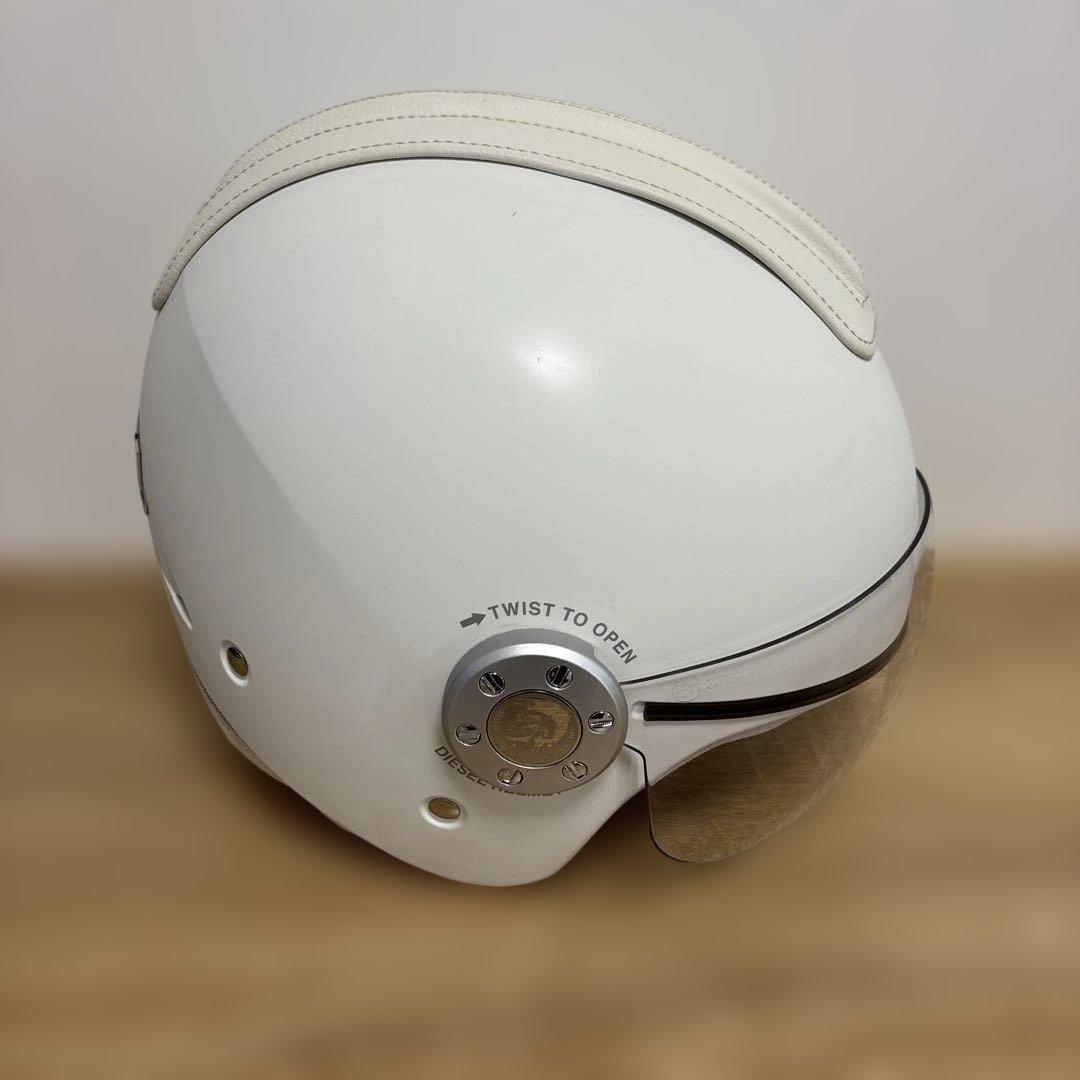DIESEL ホワイト ジェットヘルメット