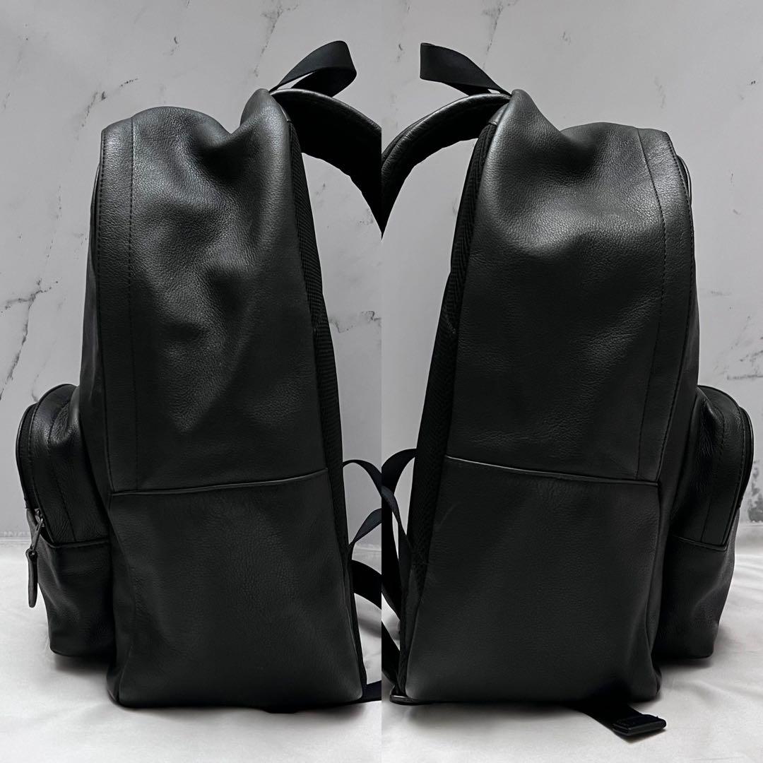◇極美品◇コーチ　ヒューストン　大容量レザーリュック　ブラック　F68993