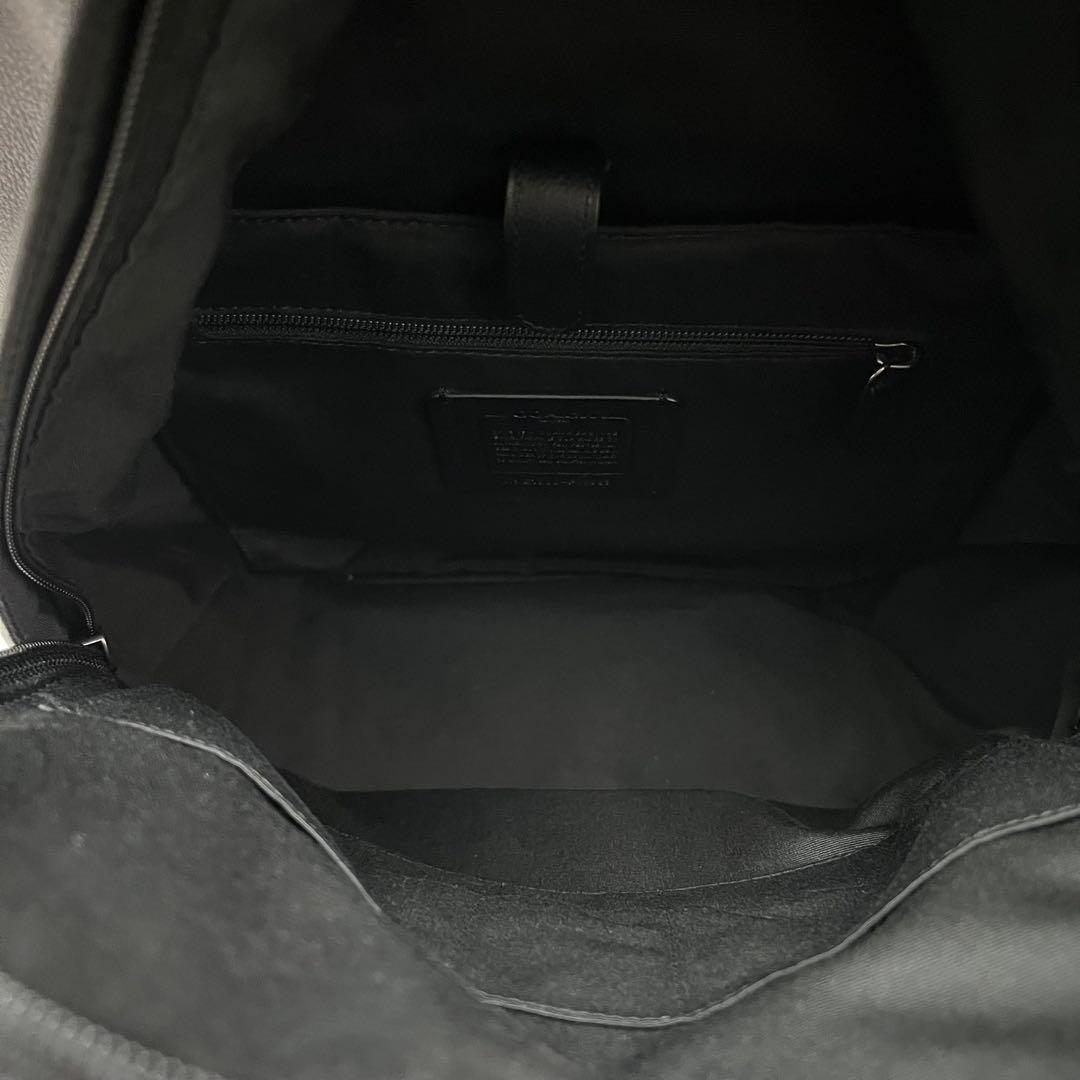 ◇極美品◇コーチ　ヒューストン　大容量レザーリュック　ブラック　F68993