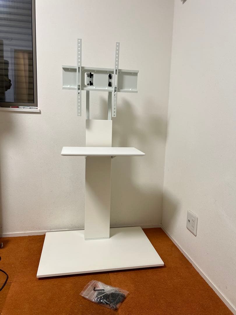♡ テレビスタンド ホワイト キャスター付き　テレビ台 テレビボード