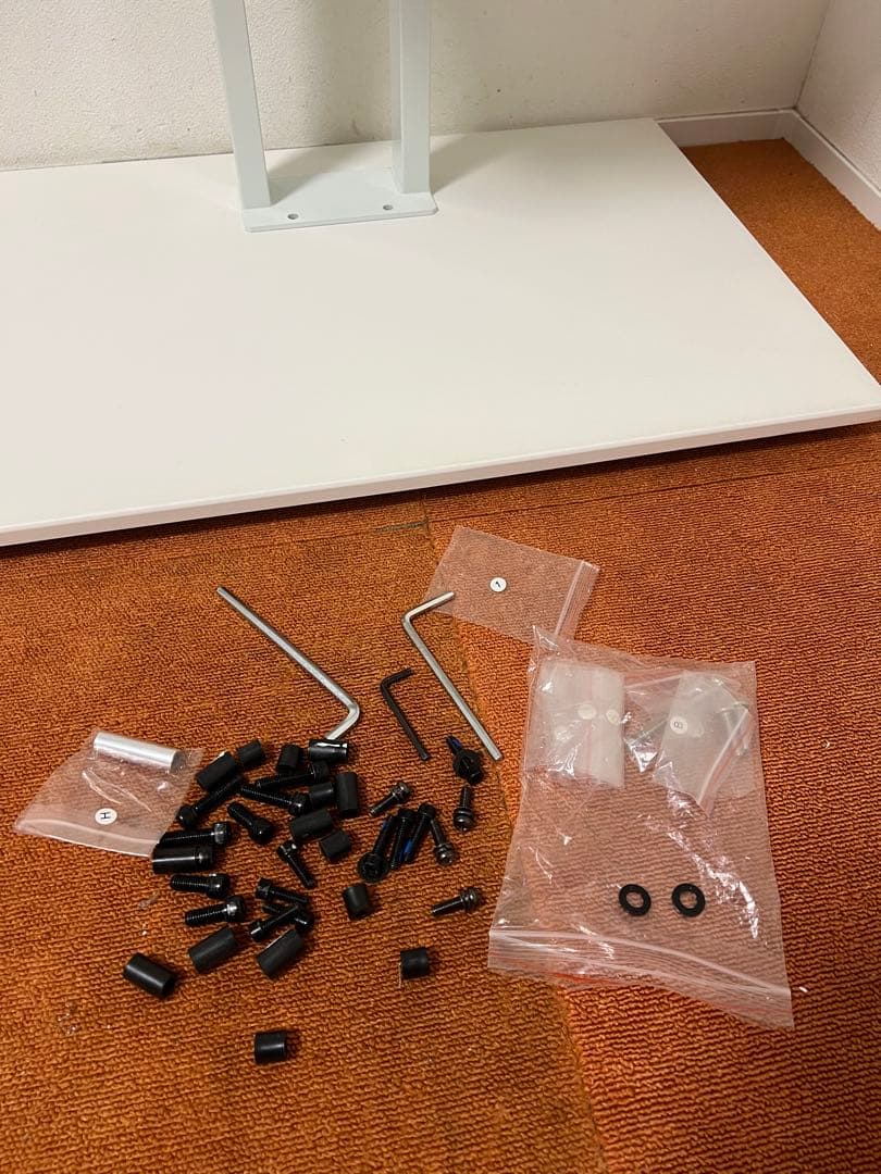 ♡ テレビスタンド ホワイト キャスター付き　テレビ台 テレビボード