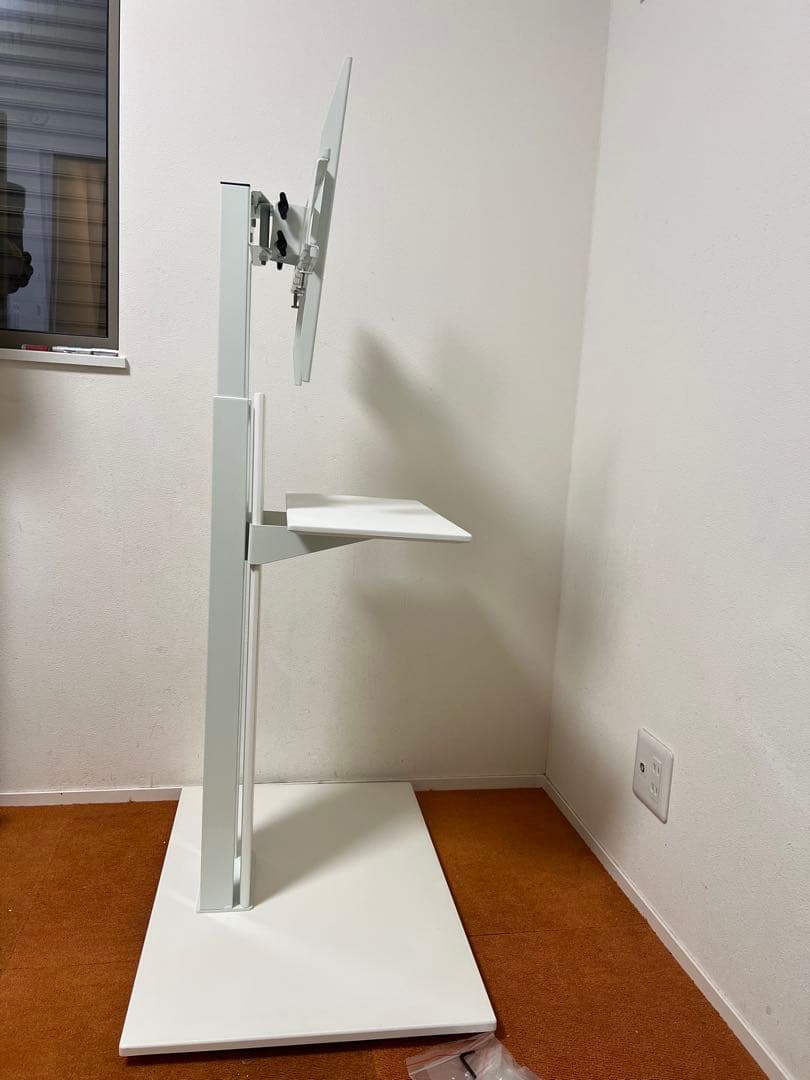 ♡ テレビスタンド ホワイト キャスター付き　テレビ台 テレビボード