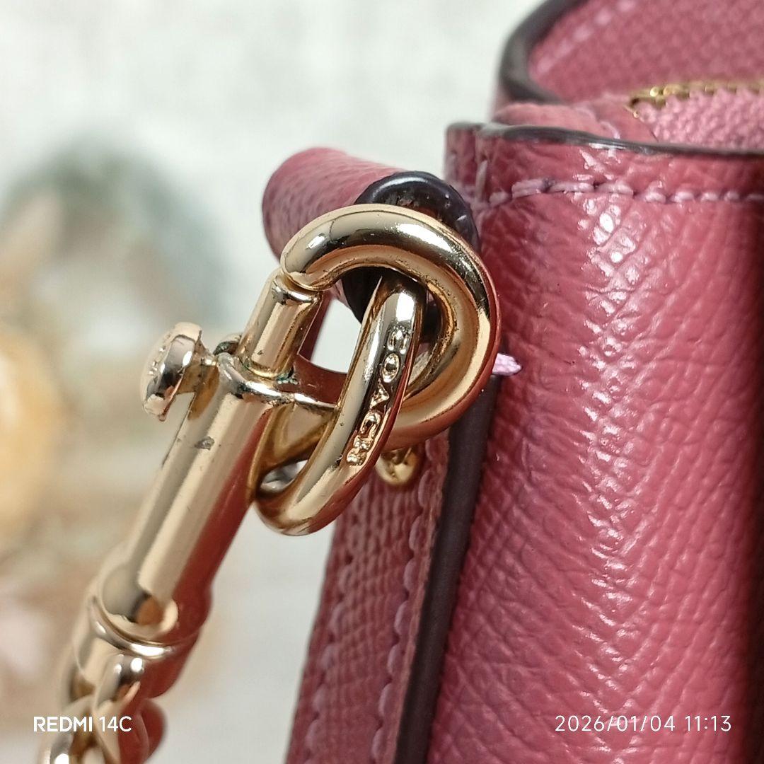 【COACH】F28976 SAGECARRYALL 2wayバックピンク極美品