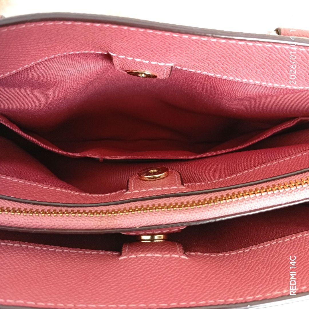 【COACH】F28976 SAGECARRYALL 2wayバックピンク極美品