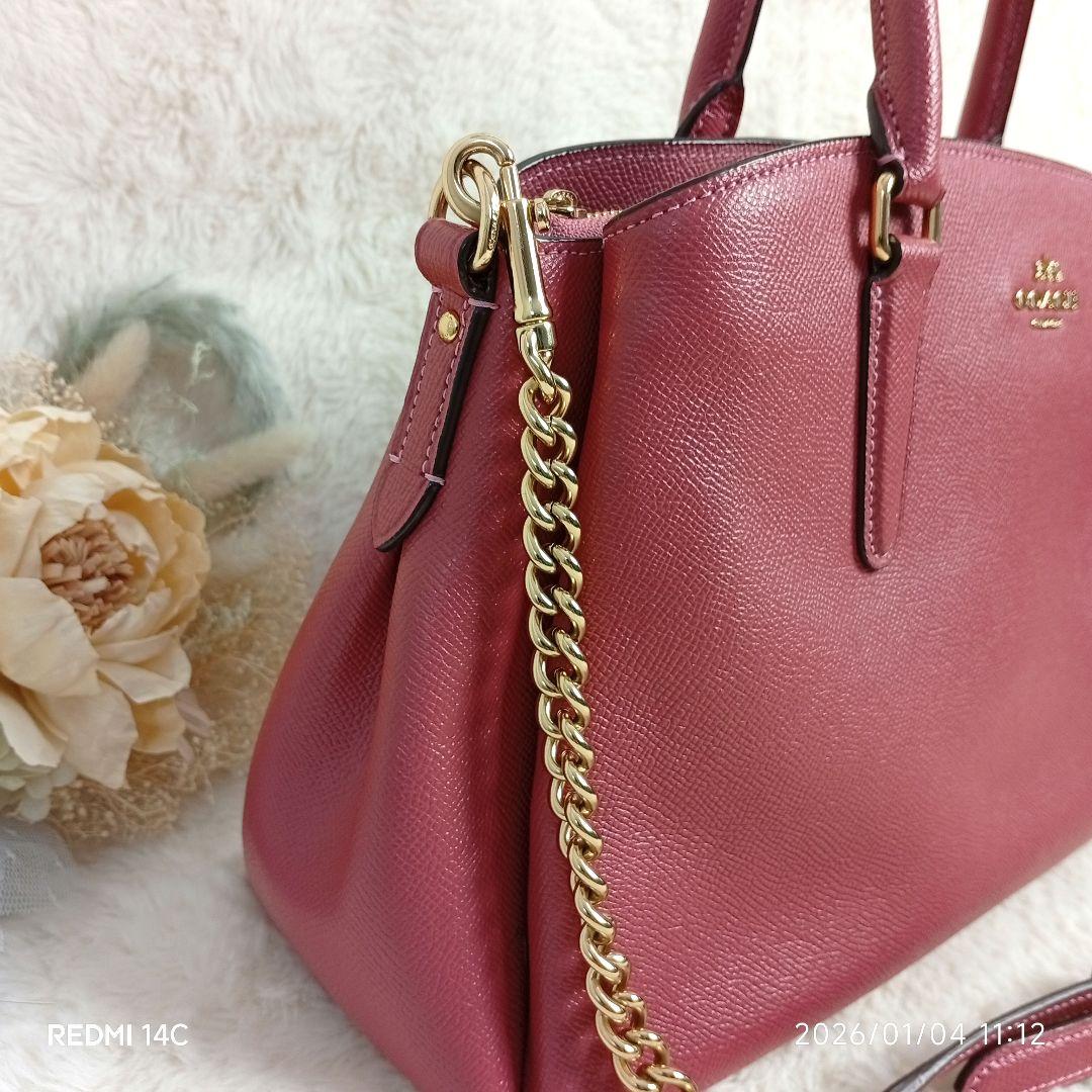 【COACH】F28976 SAGECARRYALL 2wayバックピンク極美品