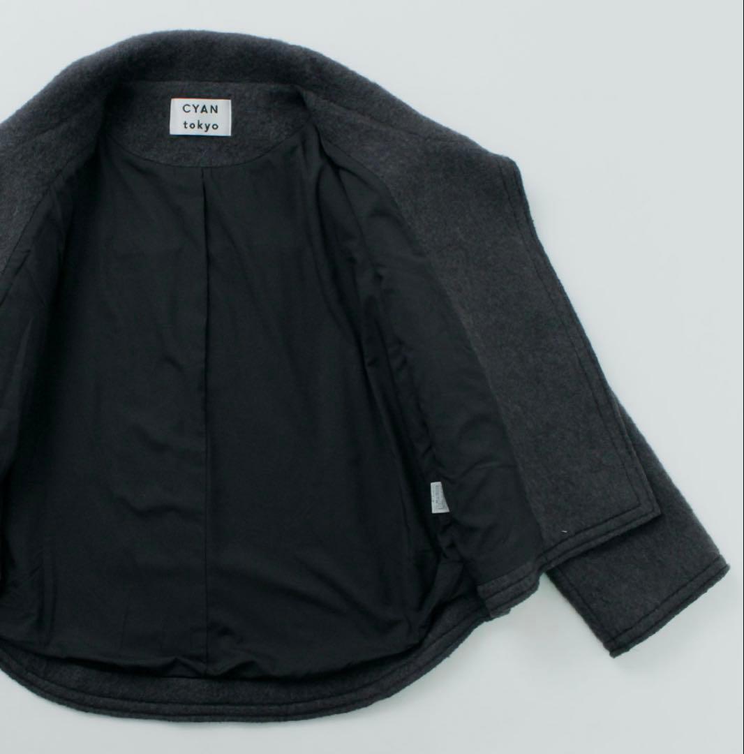 5nami 新品　CYAN TOKYO ウールシャギー ブルゾンジャケット