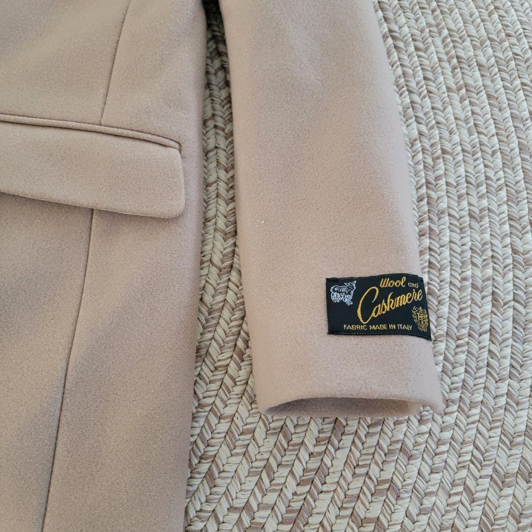 SHIPS　カシミヤ&ウール チェスターコート　ベージュ