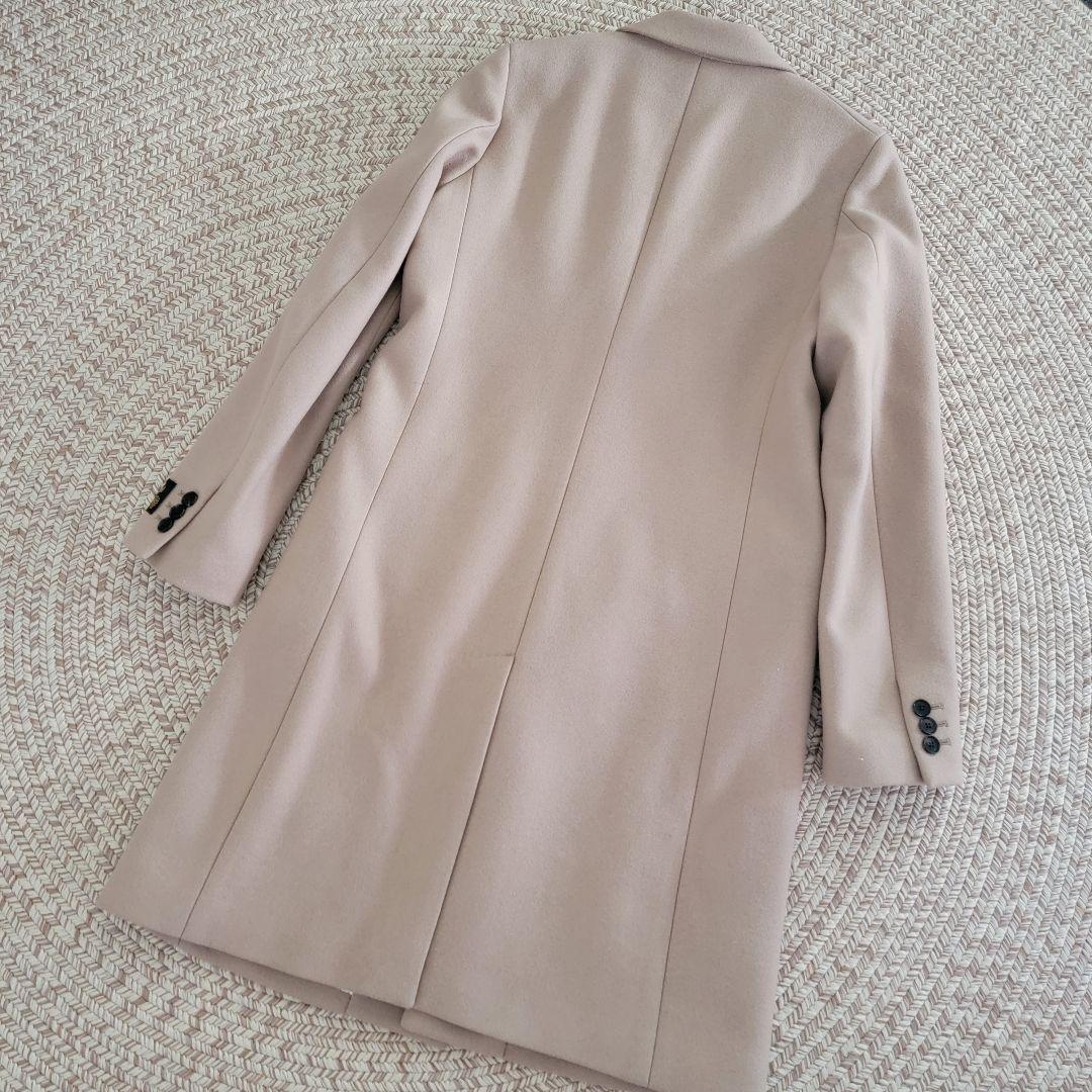 SHIPS　カシミヤ&ウール チェスターコート　ベージュ