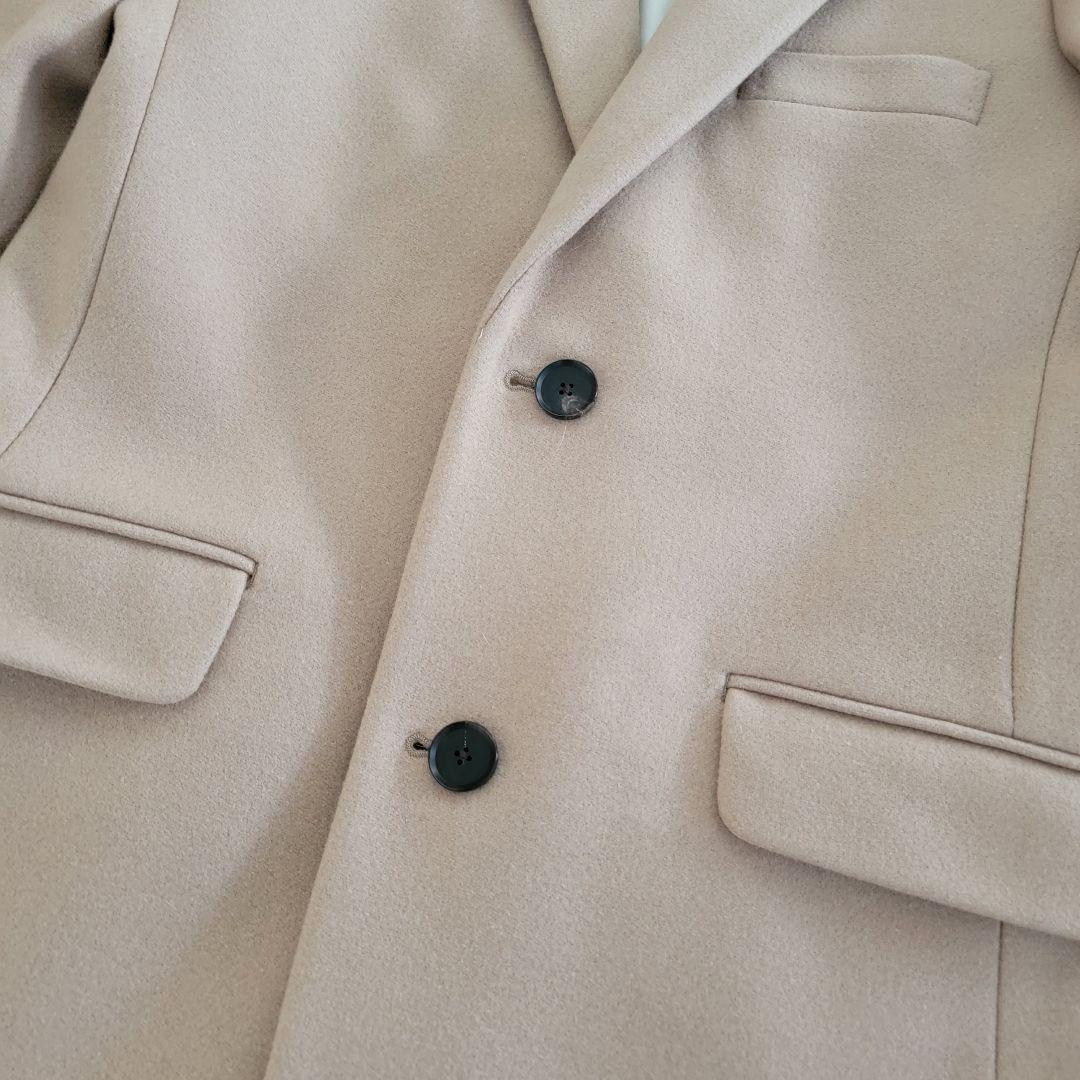 SHIPS　カシミヤ&ウール チェスターコート　ベージュ