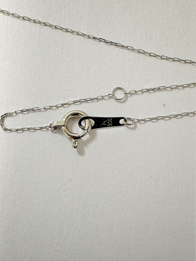 プラチナ 雫 ネックレス ！涙型 しずく