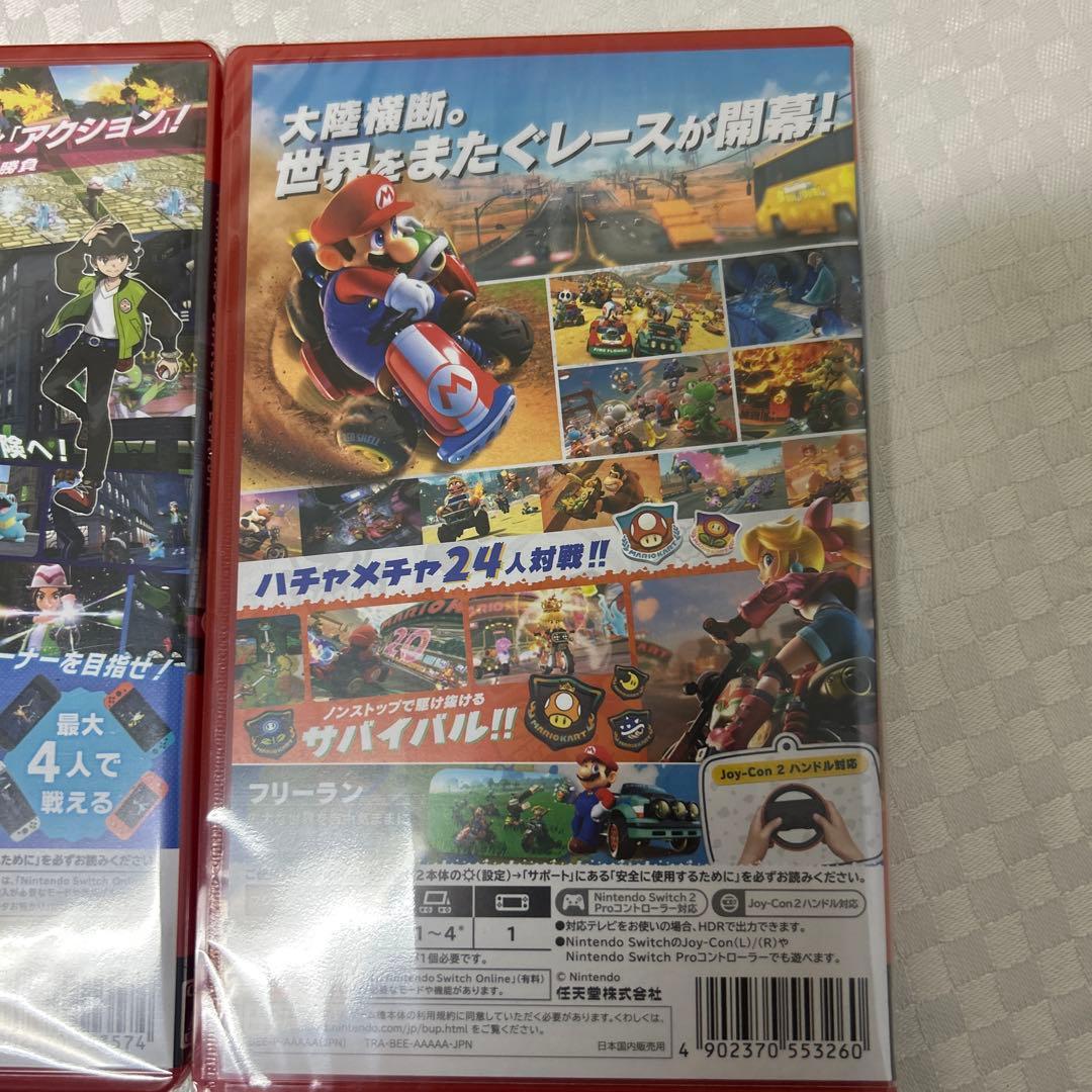 ポケモンレジェンズ マリオカートワールド　スイッチ2 カセット　☆新品、未開封