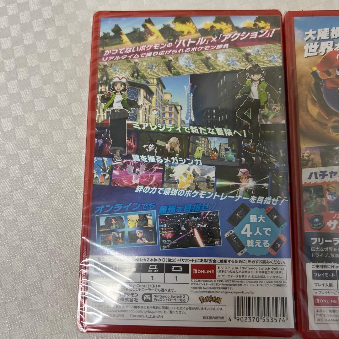 ポケモンレジェンズ マリオカートワールド　スイッチ2 カセット　☆新品、未開封