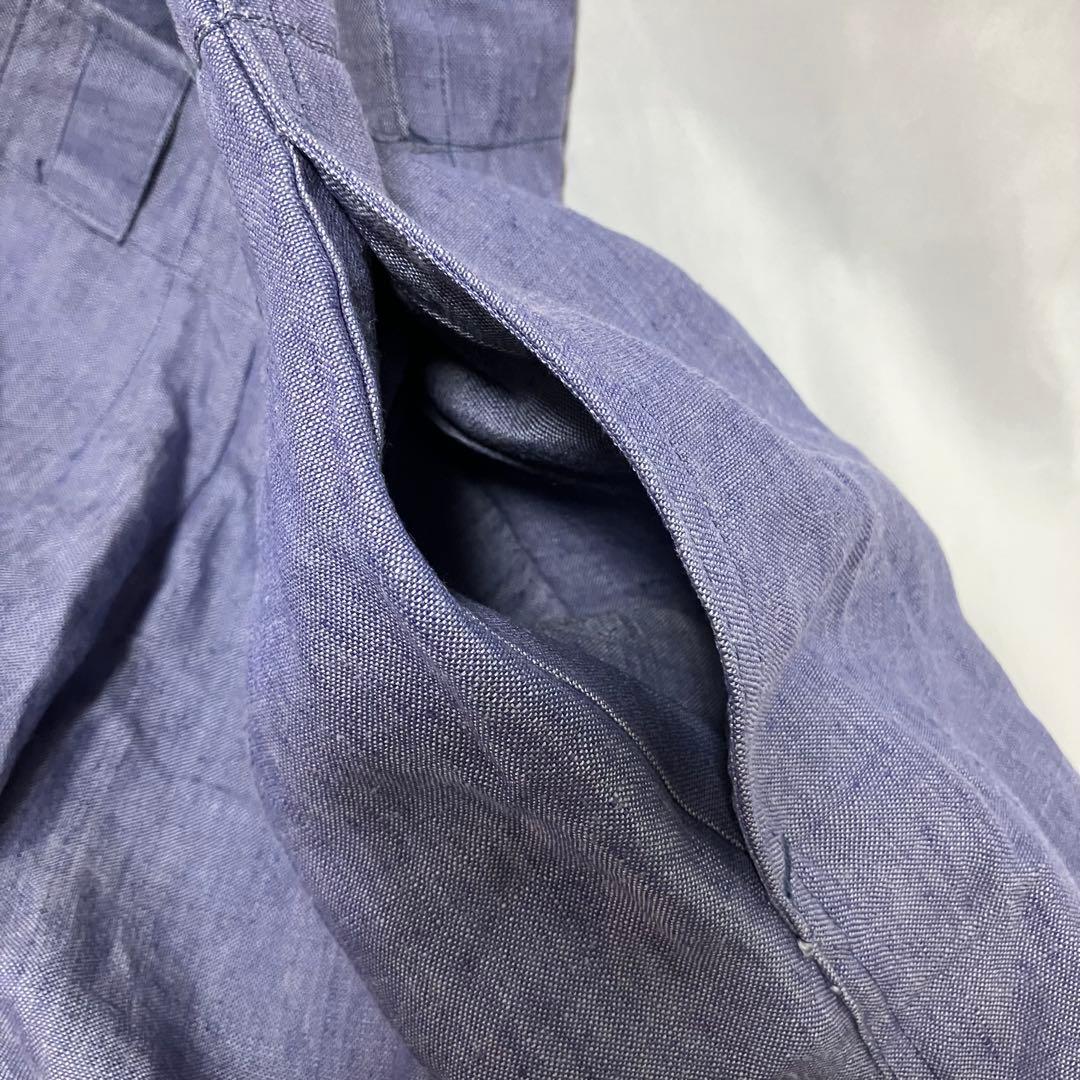 フランス軍 50's ラミーリネン　ショートパンツ　dead stock 実物