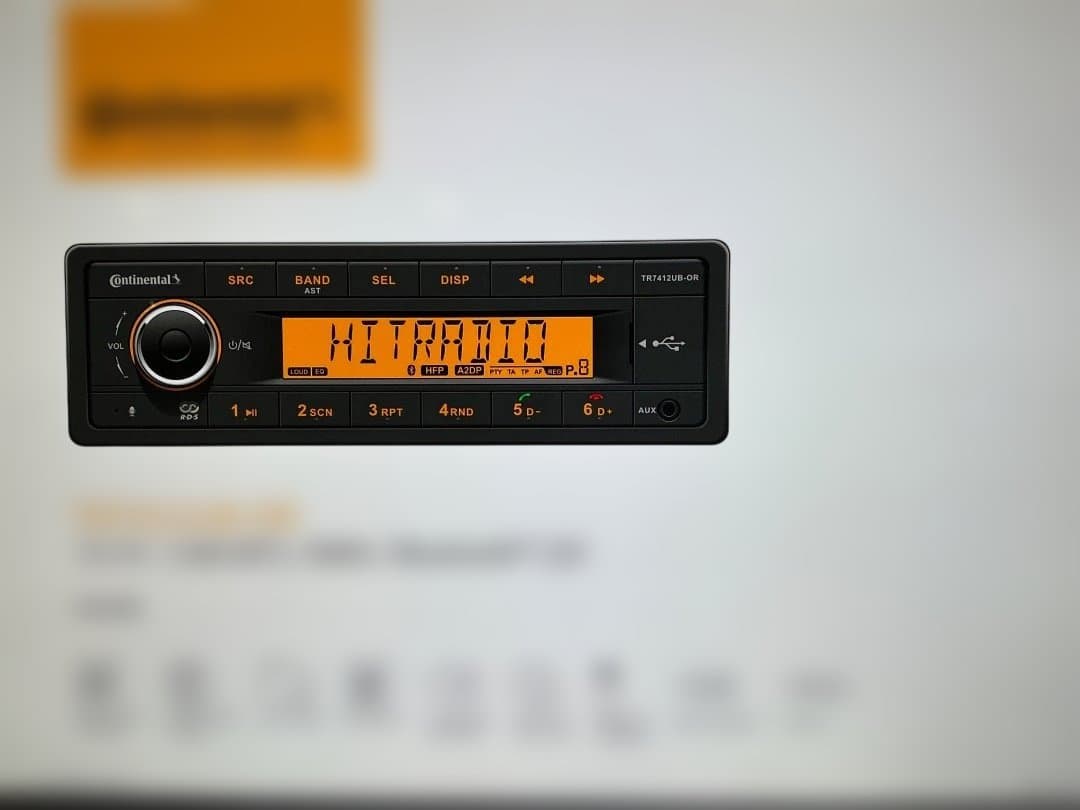 コンチネンタル オーディオ TR7412UB-OR 日本語説明 日本周波数