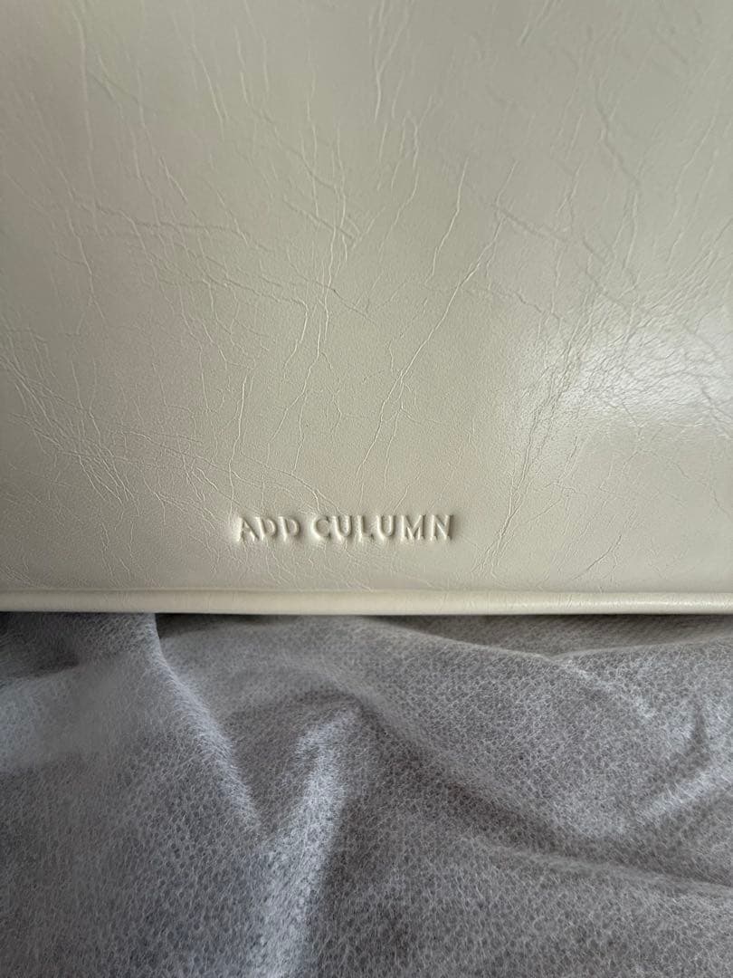ADD CULUMN バッグ　ホワイト ❤️新品未使用❤️
