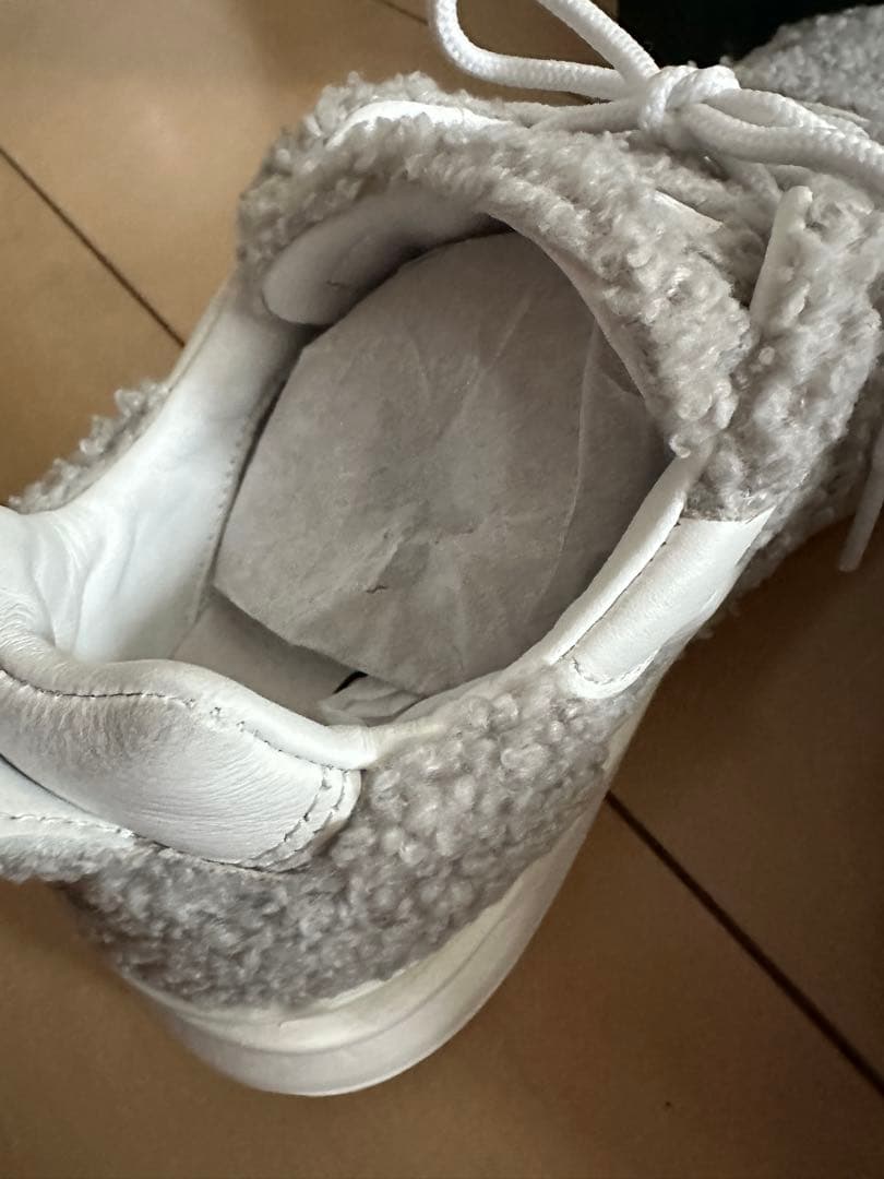 未着用　D.A.T.E. グレー ボアスニーカー