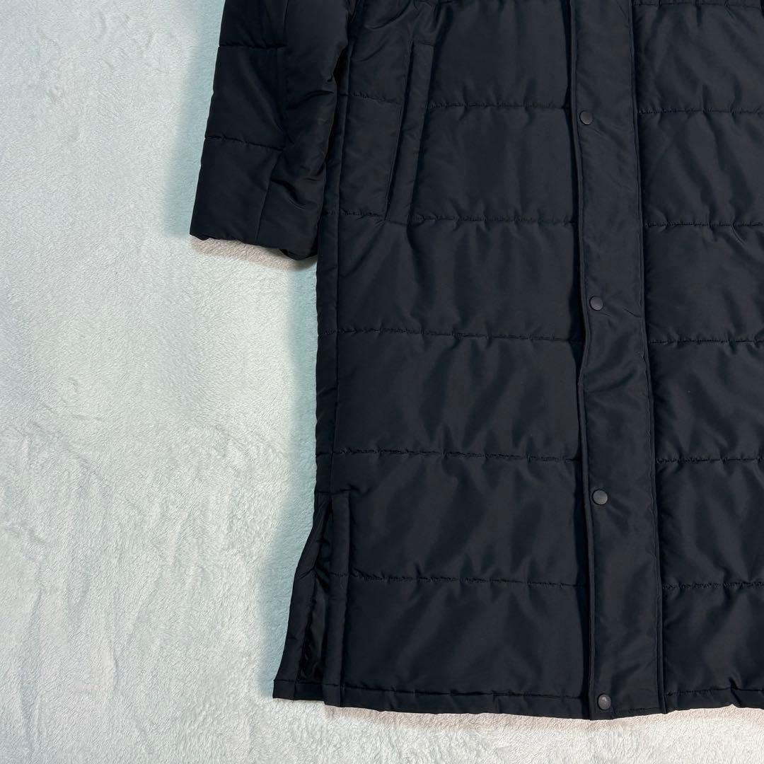 NEW BALANCE ベンチコート ブラック メンズ M ロゴ入り 軽量 秋冬