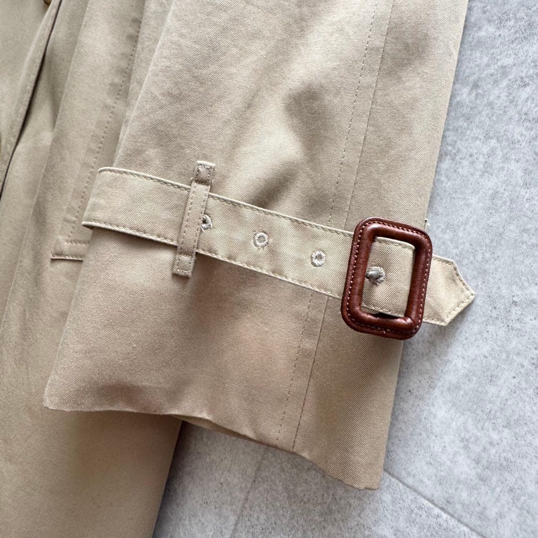 バーバリーロンドン　トレンチコート　ノバチェック　ライナー　ベージュ　9