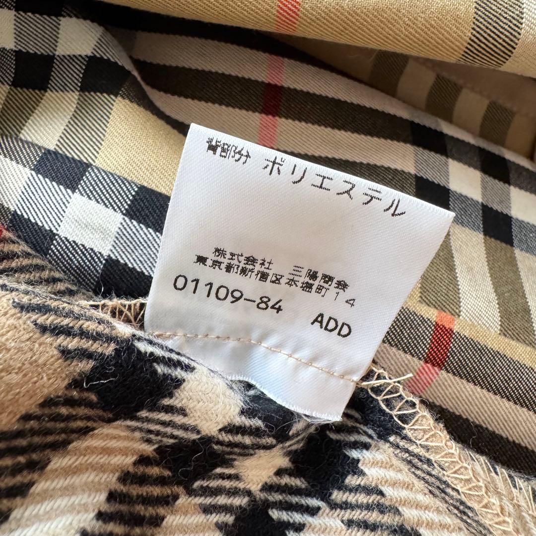 バーバリーロンドン　トレンチコート　ノバチェック　ライナー　ベージュ　9