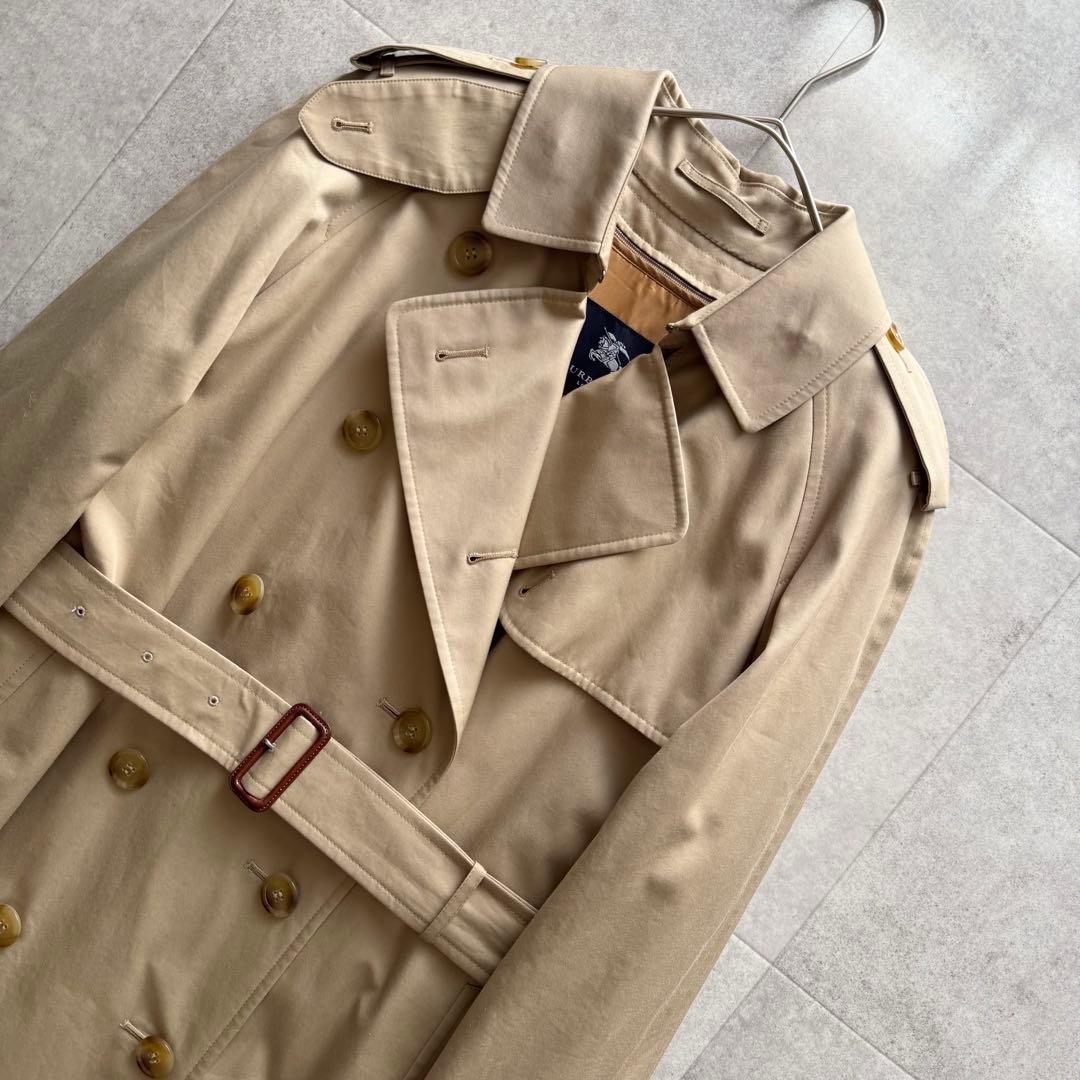 バーバリーロンドン　トレンチコート　ノバチェック　ライナー　ベージュ　9