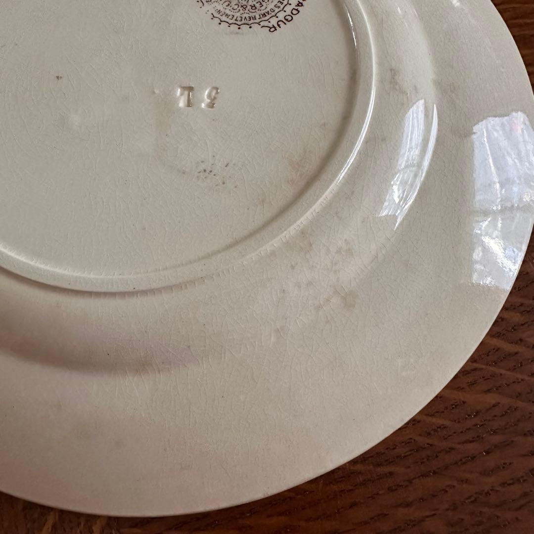 平皿 ジョワジールロワ　POMPADOUR フランスアンティーク