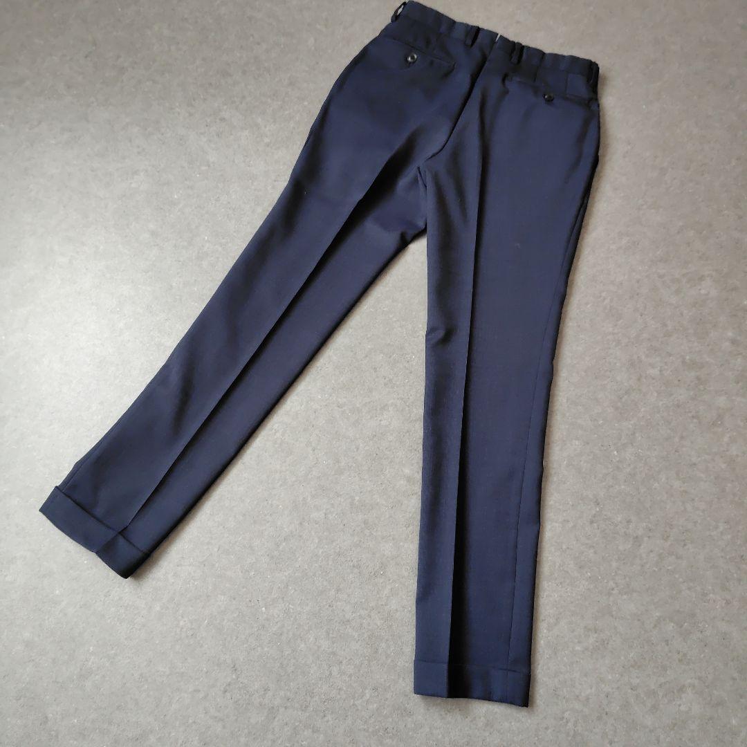 美品★BEAMS HEART メンズスーツ 3ピース 濃紺 段返り 44