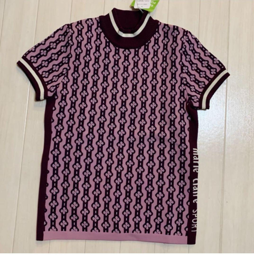 新品■22,880円【マリクレール 】レディース　半袖セーター 、スカート L