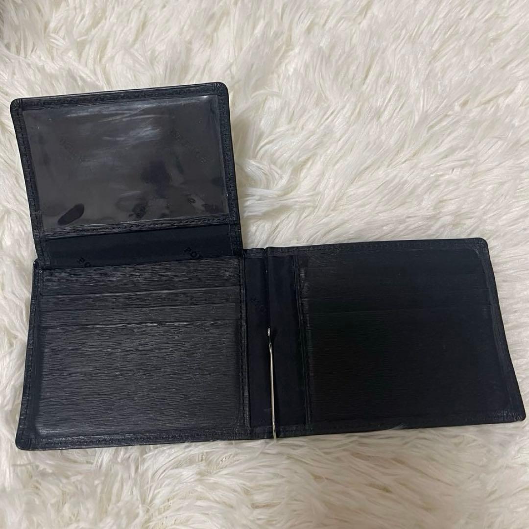 人気　PORTER ポーター　レザーマネークリップ ブラック